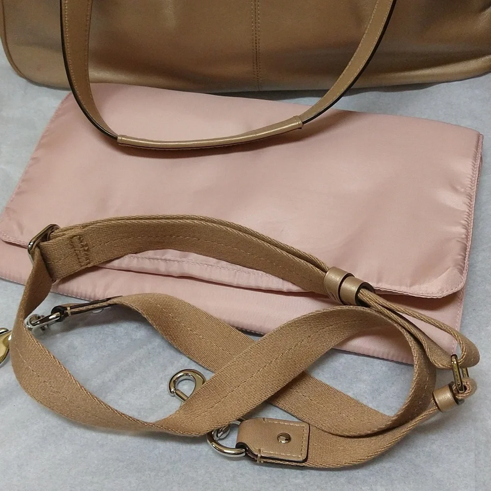 Coach Addison Leather Diaper/Baby Bag